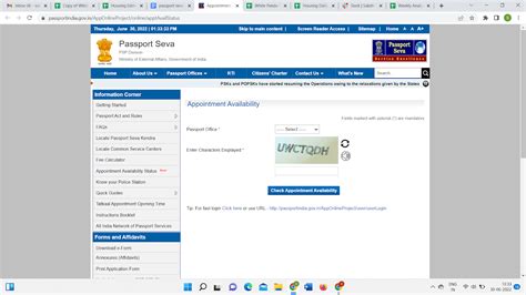 psk date availability|Passport Seva Home .